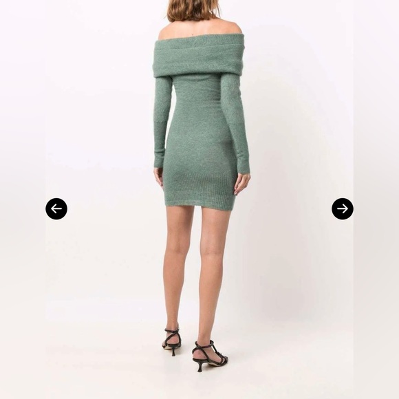 Jacquemus 🩶 La Robe Ascua Wool Knitted Dress - Picture 6 of 8